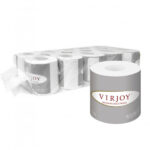 Virjoy 唯潔雅 超值版 3層壓花卷紙 10卷裝 (灰色)
