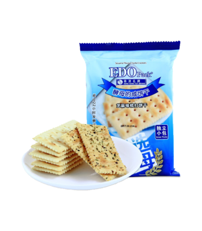 EDO Pack 天然酵母芝麻梳打餅乾 100g