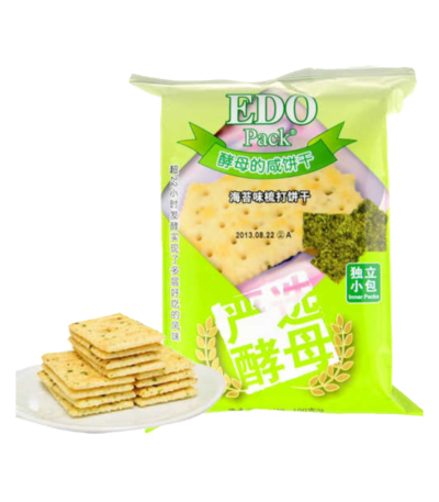EDO Pack 海苔味梳打餅乾 100g