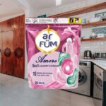 紡優美 ar FÜM 5合1洗衣凝珠玫瑰30粒裝 360g