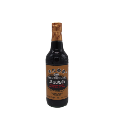 珠江橋牌草菇老抽 500ml