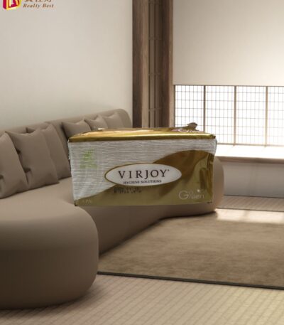 VIRJOY 唯潔雅 – 金色3層立體壓花軟包裝抽紙