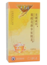 美國太子牌 原枝花旗參蜜糖茶 (盒裝/8小包)