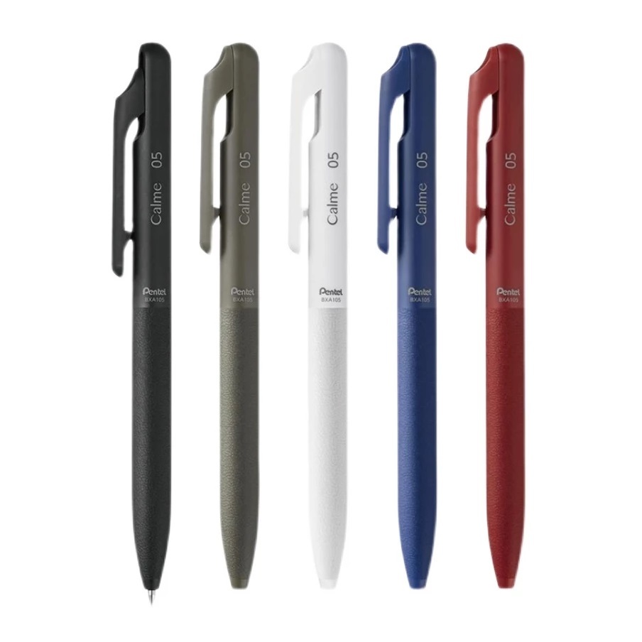 i348p-2e228154-1 Pentel Calme 仿皮革靜音原子筆 0.5mm BXA105|億高公司 EAT-GO