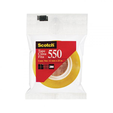 品牌推廣原盒 3M 1/2x27碼 透明膠紙(12mm x 25m)#550