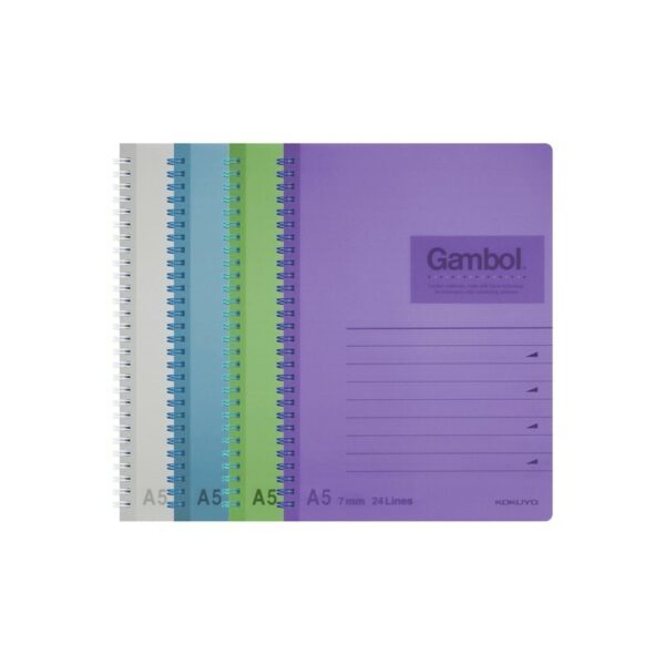 Gambol 雙線圈簿 PP面 A5 80頁#DS1488｜億高公司 EAT-GO