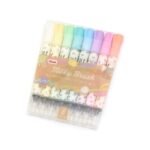 Pentel 粉色毛筆 Milky Brush 8色套裝｜億高公司 EAT-GO
