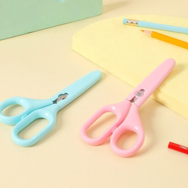 Deli 14cm 兒童安全較剪 安全剪刀 #6030｜億高公司 EAT-GO