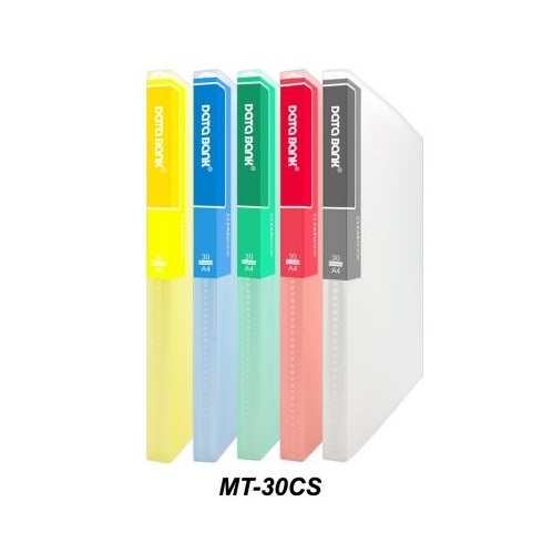 Databank A4 30頁 透明磨沙資料簿 #MT-30CS｜億高公司 EAT-GO