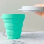 硅膠摺疊口杯 訂造禮品 可印機構Logo