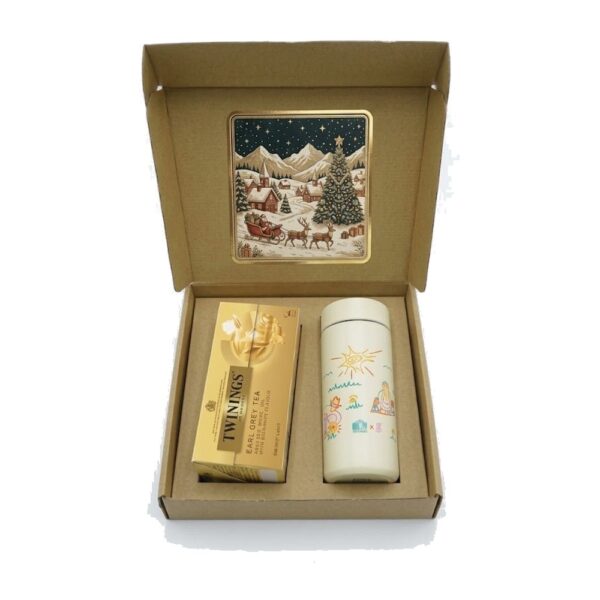 企業禮品套裝 不鏽鋼保溫杯配英國川寧茶包 聖誕禮盒 Corporate Gift Set