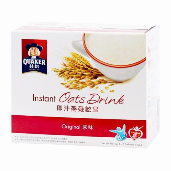 桂格即沖燕麥飲品 原味 5包 x 30克 盒裝