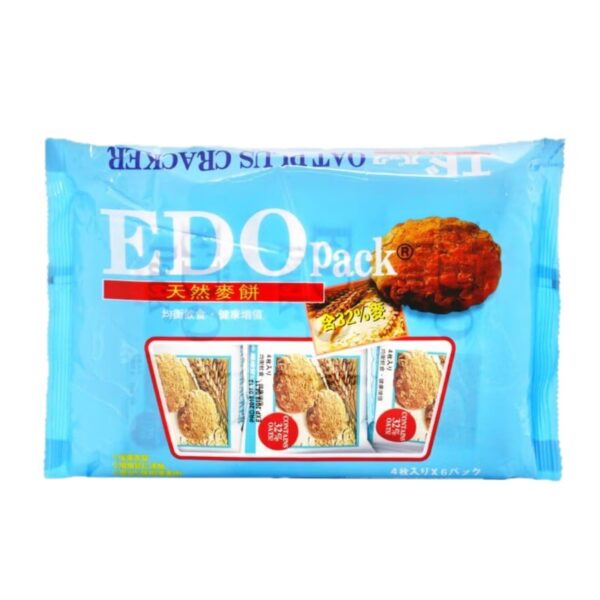 EDO Pack 天然營養麥餅 32% 燕麥 4片×6包