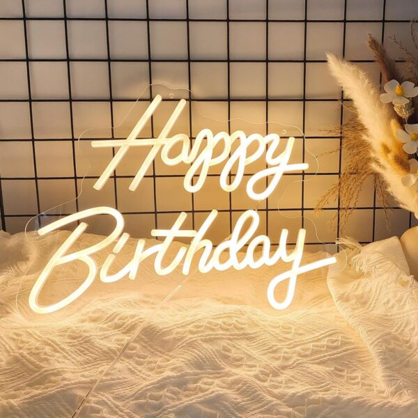 Happy Birthday 霓虹燈牌 LED 生日燈牌 42x30.5cm 42x32cm
