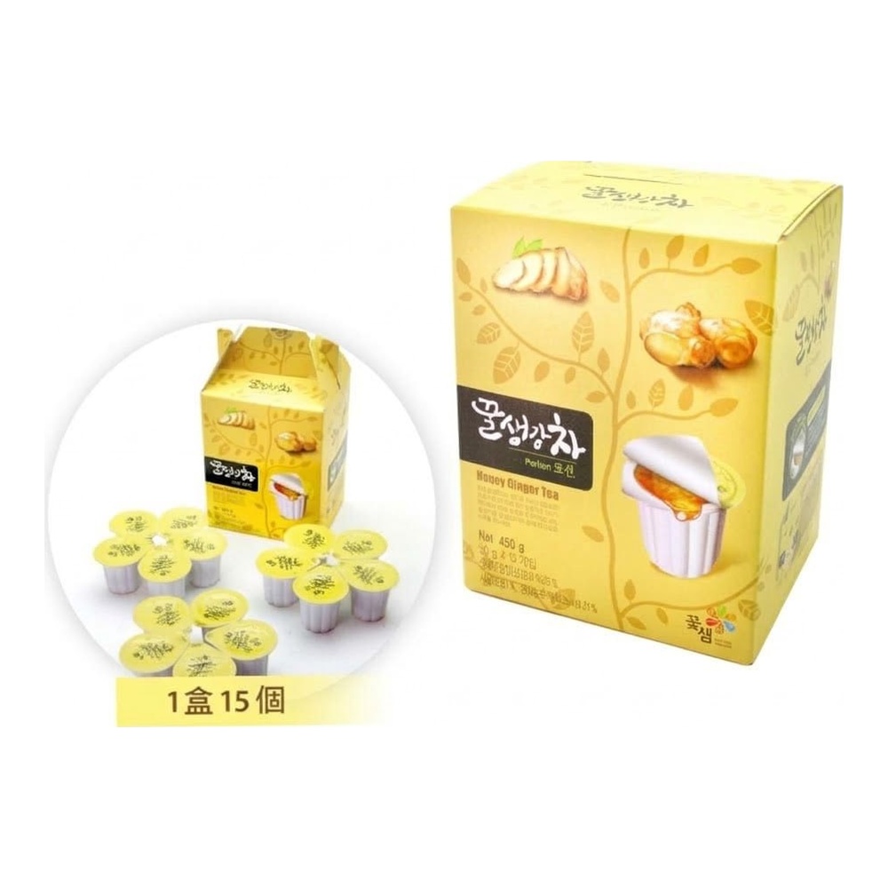 花泉 韓國蜂蜜生薑茶(方便裝)450g(30g × 15 個) 花泉 韓國蜂蜜生薑茶(方便裝)450g(30g × 15 個)