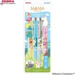 日版限定姆明 X Zebra Sarasa Clip限定4支套裝 JJ29-MM2-4C｜億高公司 EAT-GO