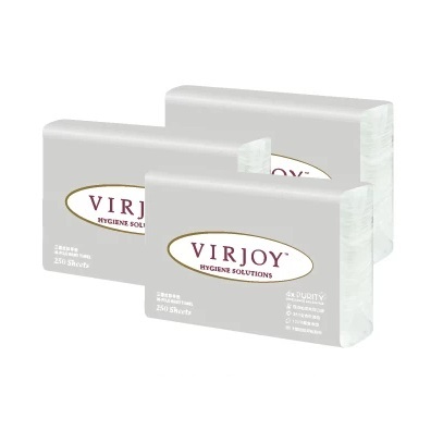 Virjoy 唯潔雅 廚房紙 M-fold 3摺式抹手紙 紙巾 (1包250張) Y914CY2A｜億高公司 EAT-GO