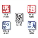 原子印 正方形印 人名印 (多尺寸可選)｜億高公司 EAT-GO