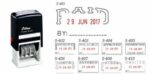 Shiny "APPROVED" 雙色日期印連印台 S-404｜億高公司 EAT-GO