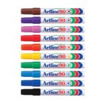 Artline 雅麗 #90 箱頭筆 (方咀 2-5mm) 9色可選｜億高公司 EAT-GO