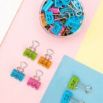 笑笑口:)彩色長尾夾 (19mm/25mm)｜億高公司 EAT-GO