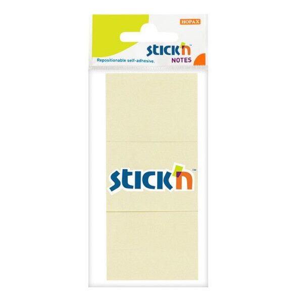 Hopax Stick'n 1.5” x 2” 黃色Post-it Memo便條紙 #21127｜億高公司 EAT-GO