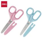 Deli 14cm 兒童安全較剪 安全剪刀 #6030｜億高公司 EAT-GO