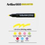 Artline 螢光筆 (多色可選) #660｜億高公司 EAT-GO