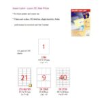 Smart Label 鐳射光面標籤貼紙 LPE系列 (1包100張)｜億高公司 EAT-GO