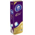 維達 4層 4D卷裝廁紙 紙巾 (1條12卷)｜億高公司 EAT-GO