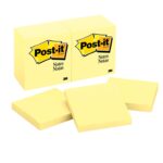 3M 3x3" Post-it Memo 黃色報事貼 #654｜億高公司 EAT-GO