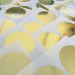 Sealing Label 火漆標籤(金/銀色) 50mm (10包裝共240個)｜億高公司 EAT-GO