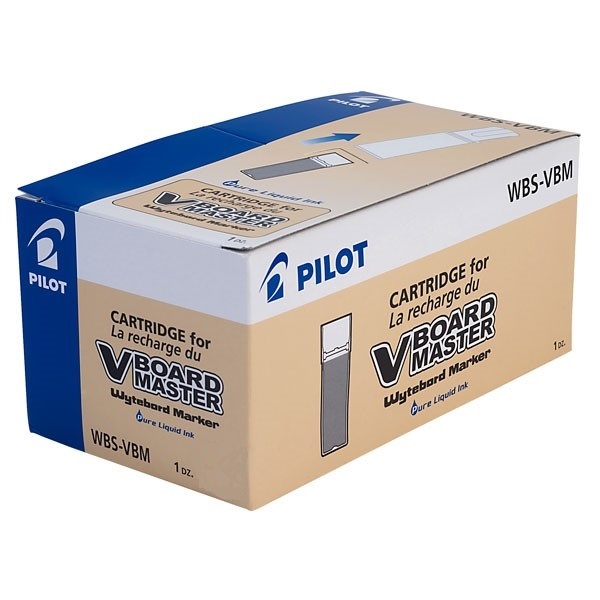 Pilot V Board Master 白板筆替芯 WBS-VBM (白板筆WBMA-VBM專用) 原盒12件｜億高公司 EAT-GO