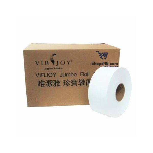 Virjoy 唯潔雅 2層珍寶大卷廁紙 衛生紙 紙巾 (約700克 長230m)｜億高公司 EAT-GO