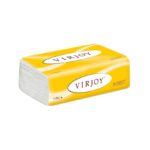 Virjoy 唯潔雅 軟抽面紙 黃色軟包 紙巾 (原箱30包) YR310VPY｜億高公司 EAT-GO