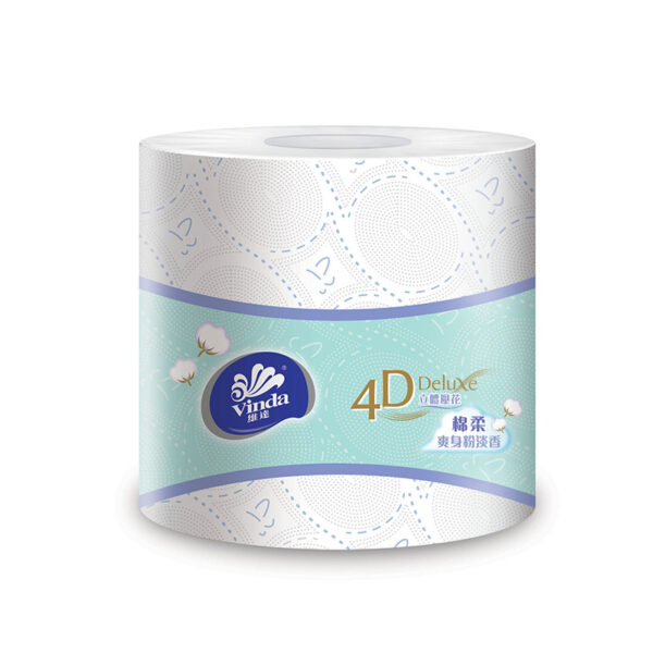 維達 4層 4D卷裝廁紙 紙巾 (1條12卷)｜億高公司 EAT-GO