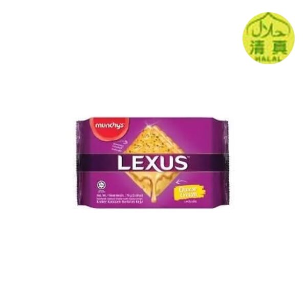 Munchy's Lexus 芝士忌廉夾心餅 76克 清真認證 HALAL