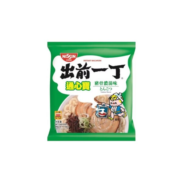 出前一丁 通心寶 豬骨濃湯味即食通心粉 90g 包裝正面