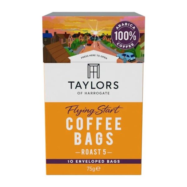 Taylors of Harrogate Flying Start 阿拉比卡咖啡包 10 包裝（英國皇家泰勒）
