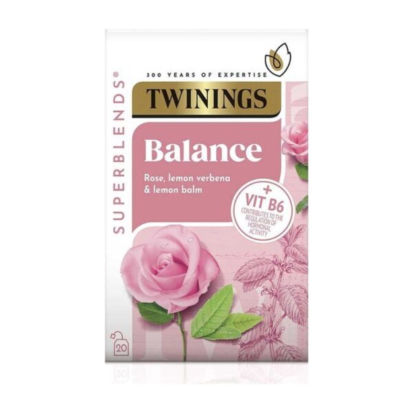 川寧 Twinings Superblends 玫瑰調和茶 20 茶包（玫瑰・檸檬馬鞭草・檸檬香蜂草）