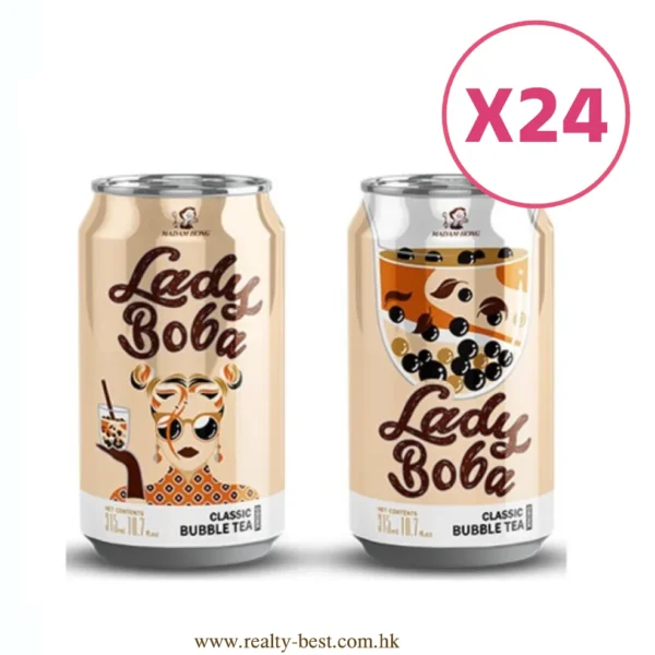 洪大媽系列珍珠奶茶-315ml-x24罐-1